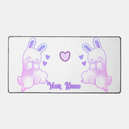 Schattig Kawaii Pastel Paarse Aangepaste Gradiënt  Bureaumat