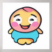 Schattig Kawaii-personage - Schattigee Cartoon Poster (Voorkant)
