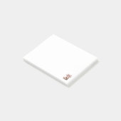 Schattig Kawaii Possum Tijd om te Dissociëren Grap Post-it® Notes (Schuin)