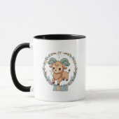 Schattig Kawaii Ram Sterrenbeeld Mok (Links)