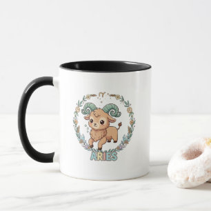 Schattig Kawaii Ram Sterrenbeeld Mok