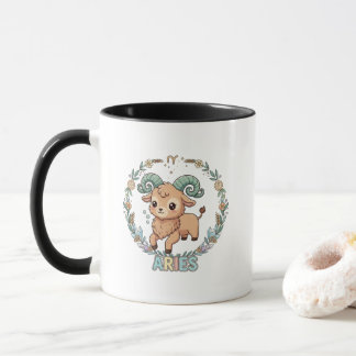 Schattig Kawaii Ram Sterrenbeeld Mok