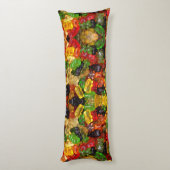 schattig kawaii snoeit kleurrijk snoep beer lichaamskussen (Achterkant (Verticaal))