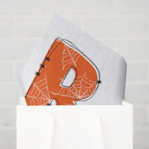 Schattig Kawaii Spook “Boo” Halloween-ontwerp Tissuepapier
