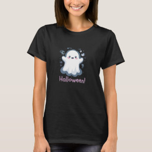 Schattig Kawaii Spook Gelukkig Halloween Pastel Ro T-shirt