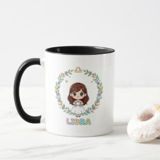 Schattig Kawaii Weegschaal Sterrenbeeld Mok