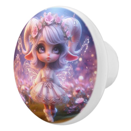 Schattig Keramische Knop (Rechts)