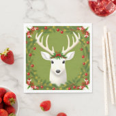 Schattig kerst hert servet (Insitu)
