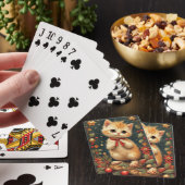 Schattig Kerst Kitten Pokerkaarten (Insitu)