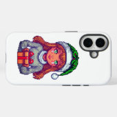Schattig Kerst meisje Case-Mate iPhone Case (Achterkant (horizontaal))