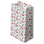 Schattig Kerst Thema Klein Cadeauzakje (Achterkant Gekanteld)