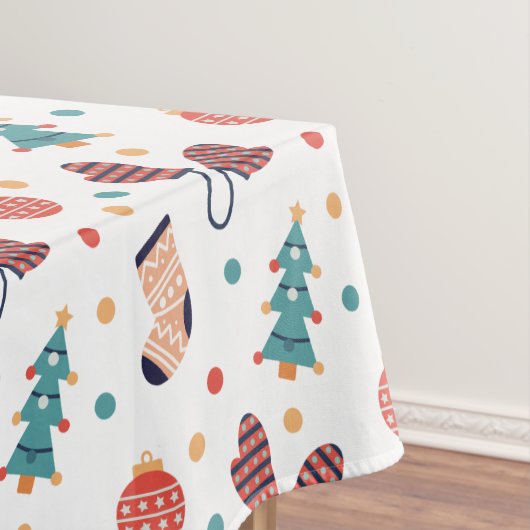 Schattig Kerst Thema Tafelkleed (Voorbeeld)