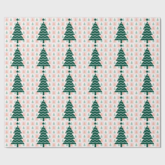 Schattig Kerstboom Vakantieontwerp. Cadeaupapier (Vlak)