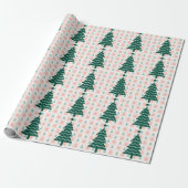 Schattig Kerstboom Vakantieontwerp. Cadeaupapier (Uitgerold)