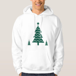 Schattig Kerstboom Vakantieontwerp. Hoodie
