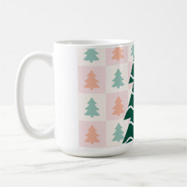 Schattig Kerstboom Vakantieontwerp. Koffiemok