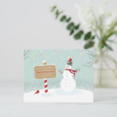 Schattig kerstBriefkaart Feestdagenkaart (Staand voorkant)