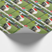 Schattig kerstcadeaupapier voor feestdagen cadeaupapier (Hoek)