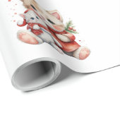 Schattig kerstcadeaupapier voor kerstcadeautjes cadeaupapier (Rol Hoek)