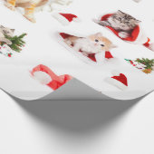 Schattig kerstcadeaupapier voor kerstcadeautjes cadeaupapier (Hoek)
