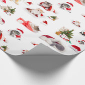 Schattig kerstcadeaupapier voor kerstcadeautjes cadeaupapier (Hoek)