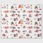 Schattig kerstcadeaupapier voor kerstcadeautjes cadeaupapier (Vlak)