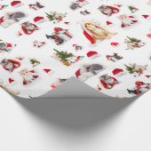 Schattig kerstcadeautje 2 omslagpapier cadeaupapier (Hoek)