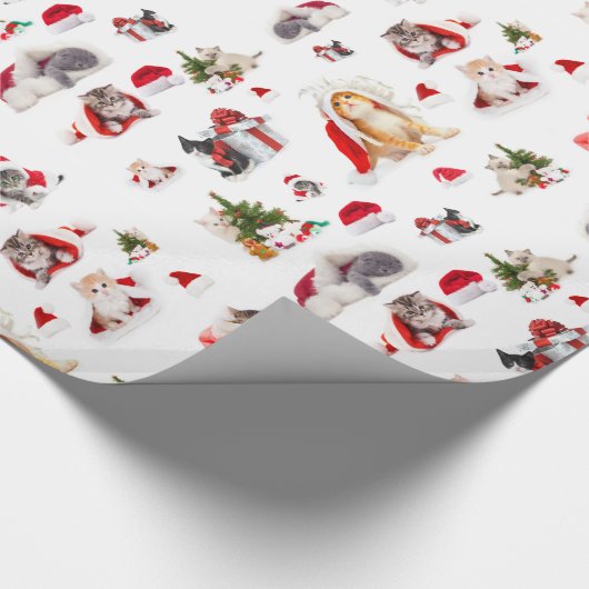 Schattig kerstcadeautje 2 omslagpapier cadeaupapier (Hoek)