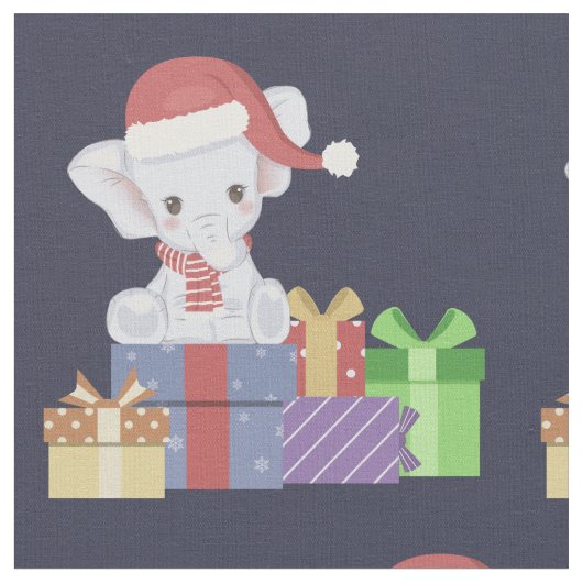 Schattig kerstfeest Baby Stof (Close Up)