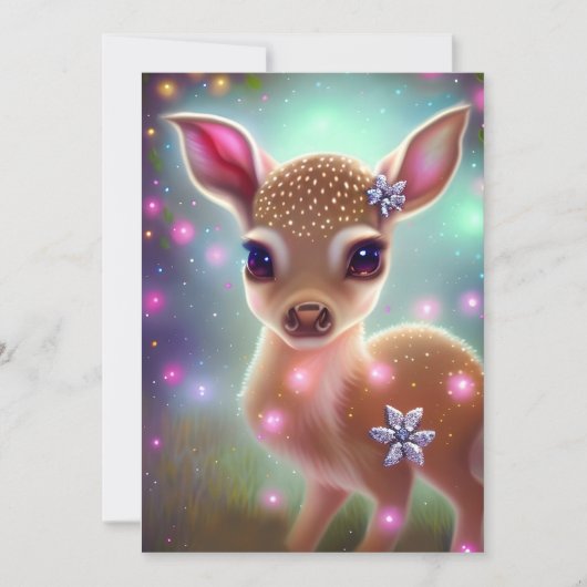 Schattig Kersthert Feestdagenkaart (Voorkant)