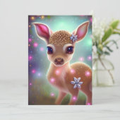 Schattig Kersthert Feestdagenkaart (Staand voorkant)