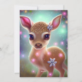 Schattig Kersthert Feestdagenkaart (Achterkant)