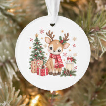 Schattig Kersthert met Kerstboom