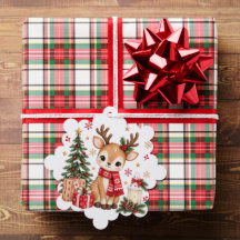 Schattig Kersthert met Kerstboom