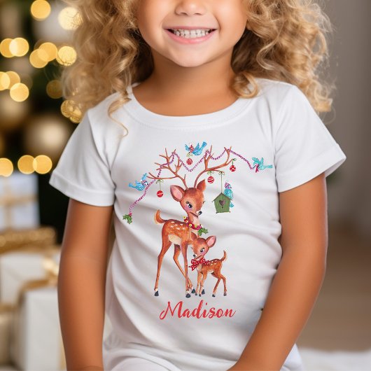 Schattig Kersthertje T-shirt