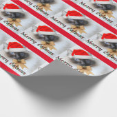 Schattig kerstinpakpapier van Ragdoll Cadeaupapier (Hoek)