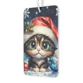 Schattig kerstkatje. luchtverfrisser (Links)