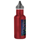 Schattig Kerstkatje  Waterfles (Links)