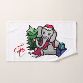 Schattig kerstkerstkerstkerstkerstkerstkerstkerstm handdoek (Handdoek)
