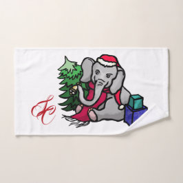 Schattig kerstkerstkerstkerstkerstkerstkerstkerstm handdoek