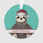 Schattig kerstkerstkerstkerstkerststaartkoeiendier ornament (voorkant)