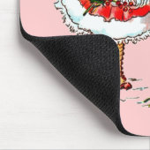 Schattig kerstkind met Vintage Muismat (Hoek)