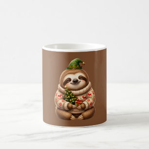 Schattig Kerstluiaard Kerstversiering Koffiemok