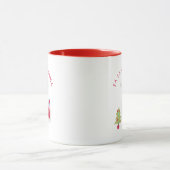 Schattig Kerstmis Fa La La La Lama Rood Mok (Midden)