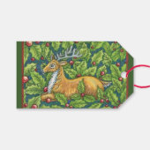 Schattig Kerstmis Magisch Rendiervoer Cadeaulabel (Voorkant (Horizontaal))