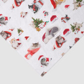 Schattig kerstpatroon tissuepapier (Detail)