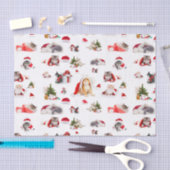 Schattig kerstpatroon tissuepapier (Craft)