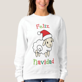 Schattig Kerstschaap – Feliz Navidad Trui