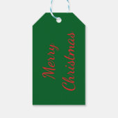 Schattig kerstteddy Bear Cadeaulabel (Achterkant)