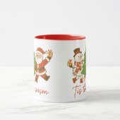Schattig Kersttrio – ’Tis het Seizoen Mok (Midden)